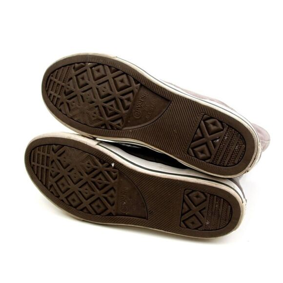 Converse Chuck Taylor All-Star GRAY SUEDE LACE UP HIGHT TOP SNEAKERS SHOES Sz 9 - Picture 7 of 10